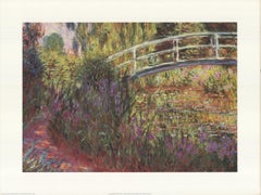 Claude Monet 'Le Pont Japonais Bassin Aux Nympheas'