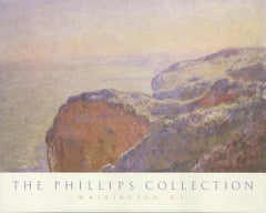 CLAUDE MONET On the Cliffs, Dieppe 24" x 30" Poster 1986