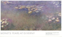 Water Lillies (Nympheas) Offset Print, 1978, Unframed, 29x49 in