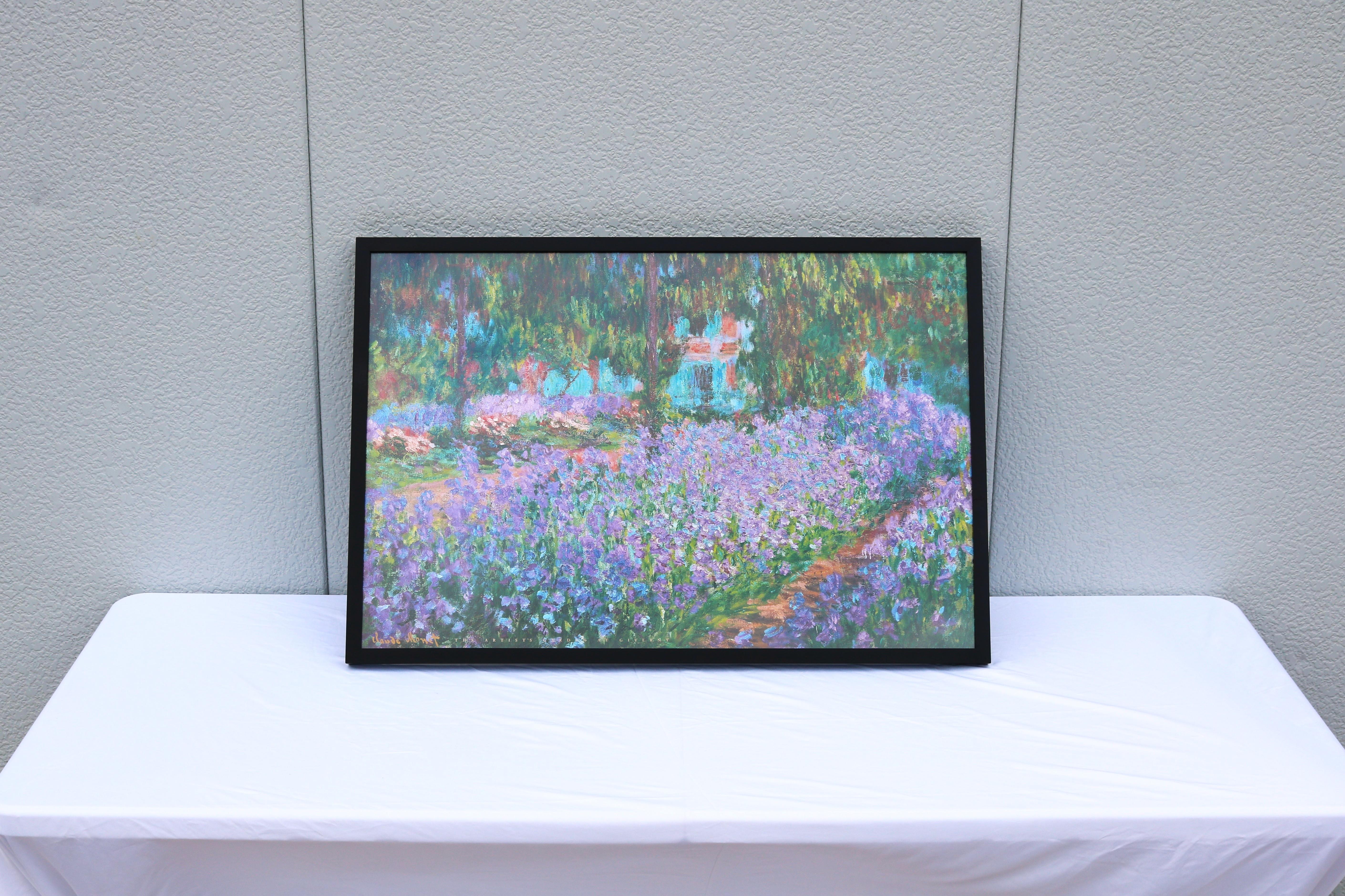 Claude Monet The Artist's Garden at Giverny Impressionist Painting Art ...
