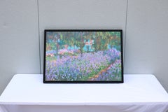 Claude Monet Le jardin de l'artiste à Giverny Peinture impressionniste Estampe d'art
