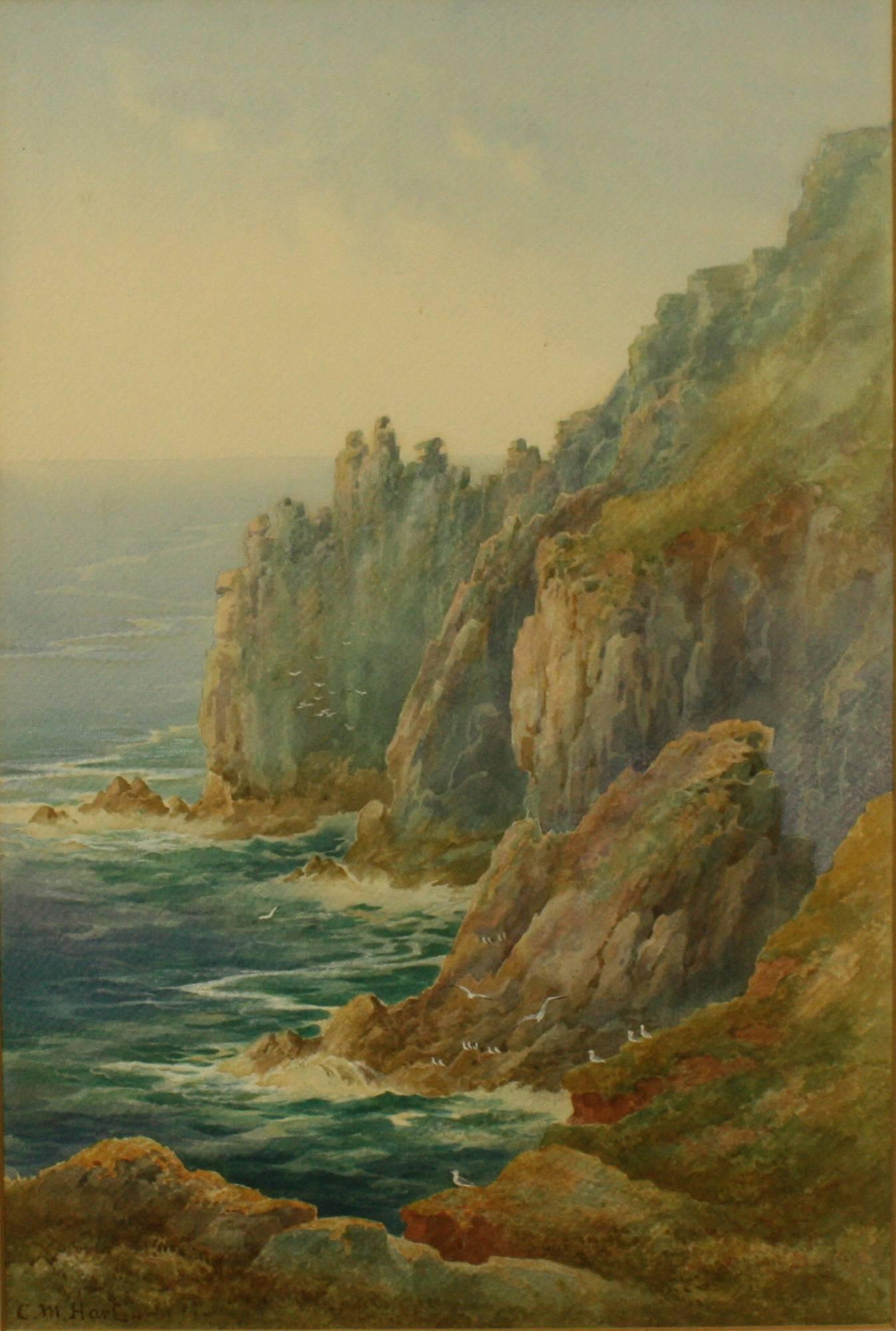 Lands End and Dollar Rock by C M Hart - Art by Claude Montague Hart