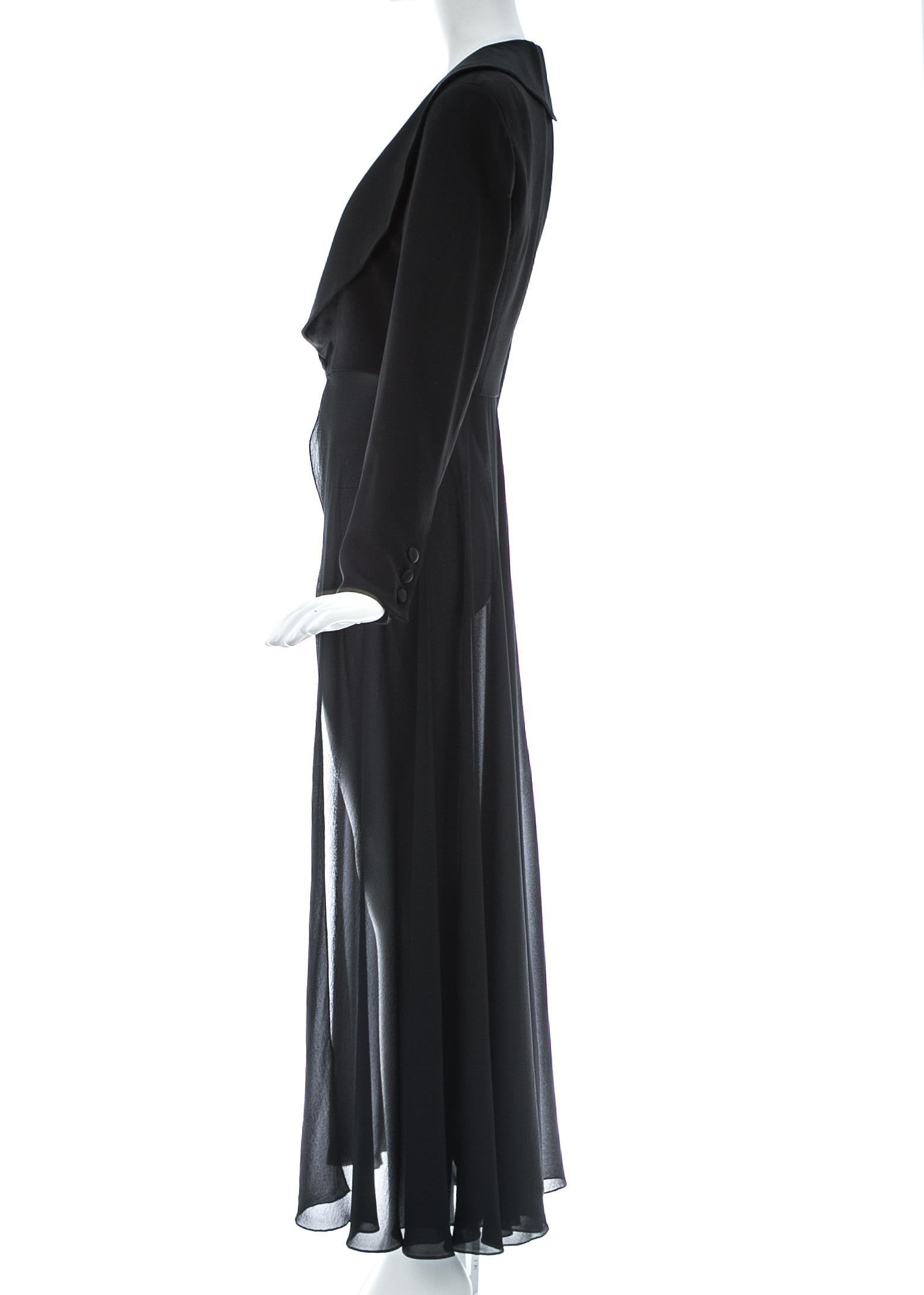 long chiffon evening jackets