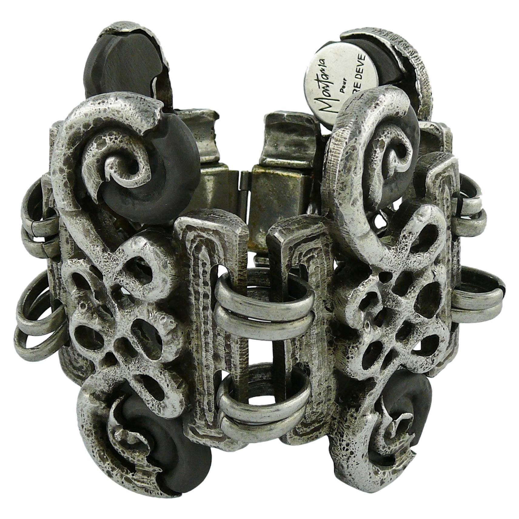 Claude Montana Claire Deve Arabesques Manschettenarmband im Angebot