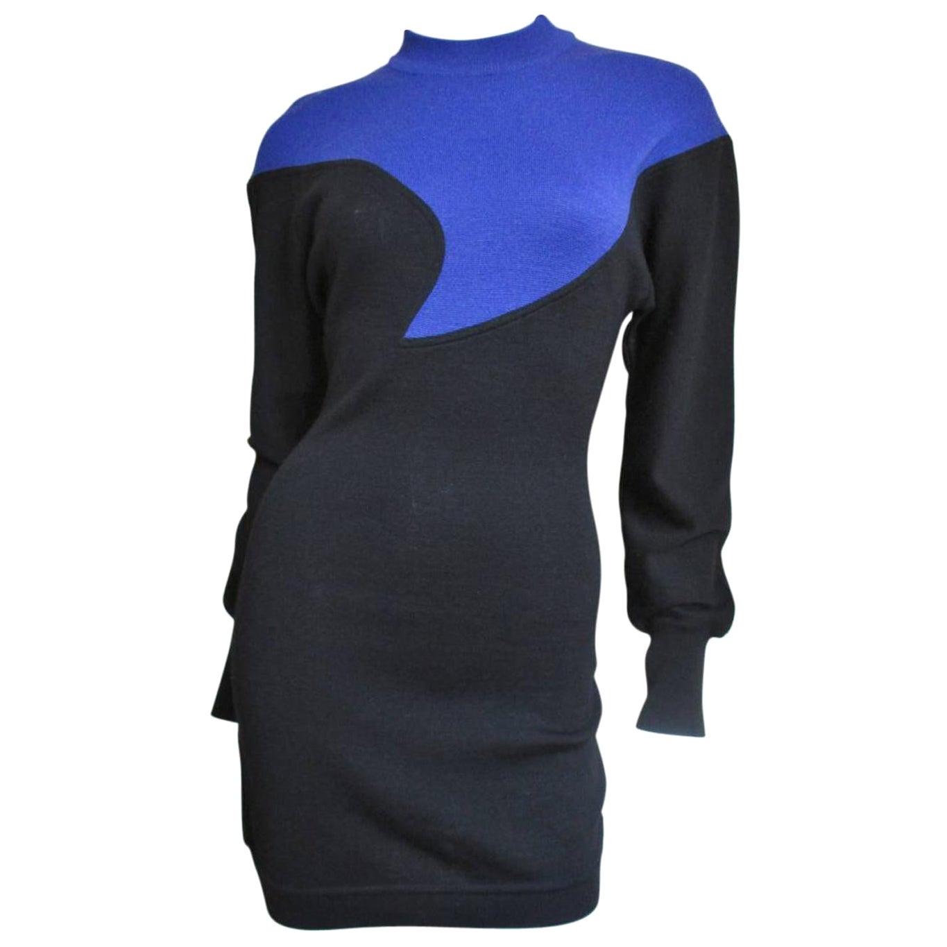 Claude Montana Color Block Dress