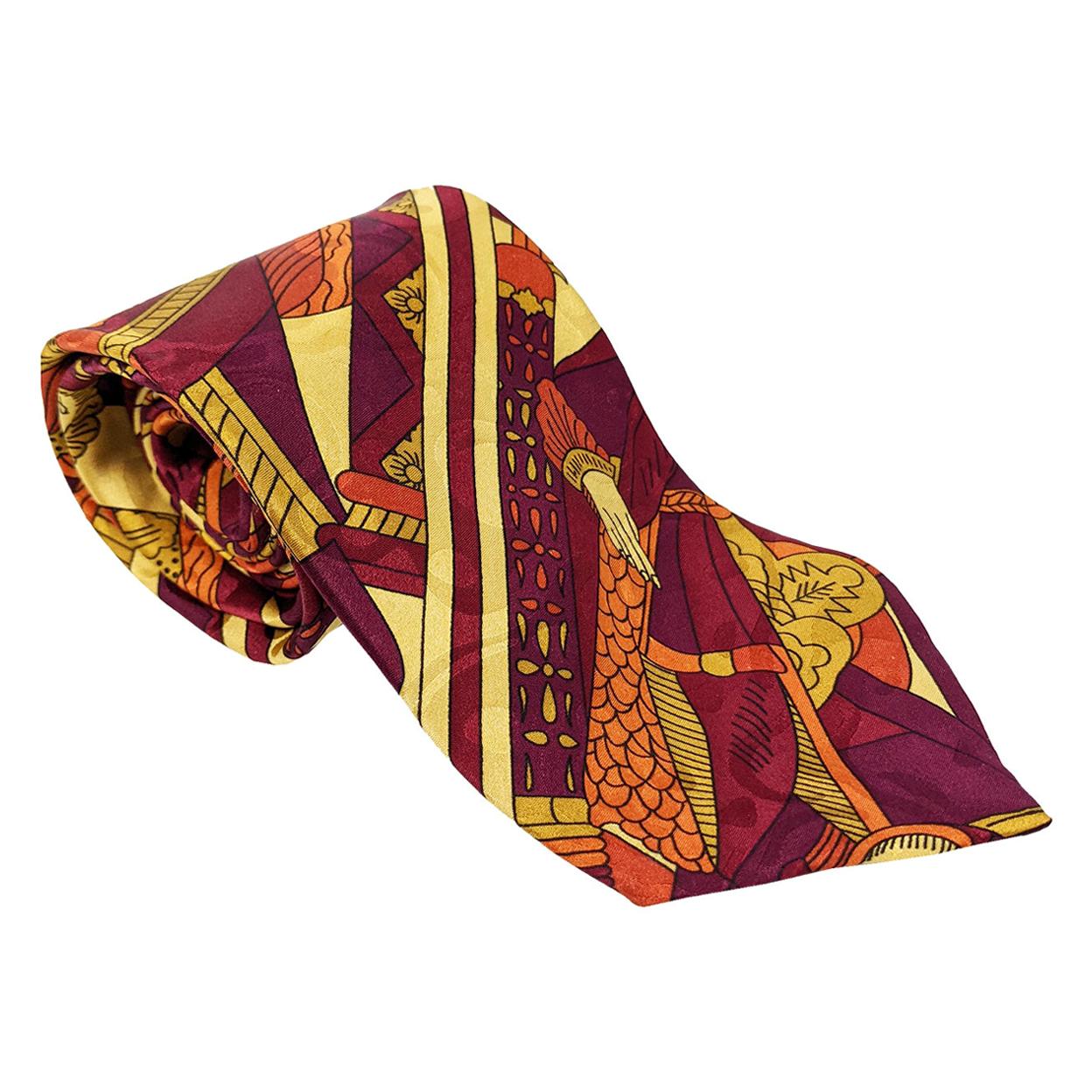 Claude Montana Mens Pure Silk Tie