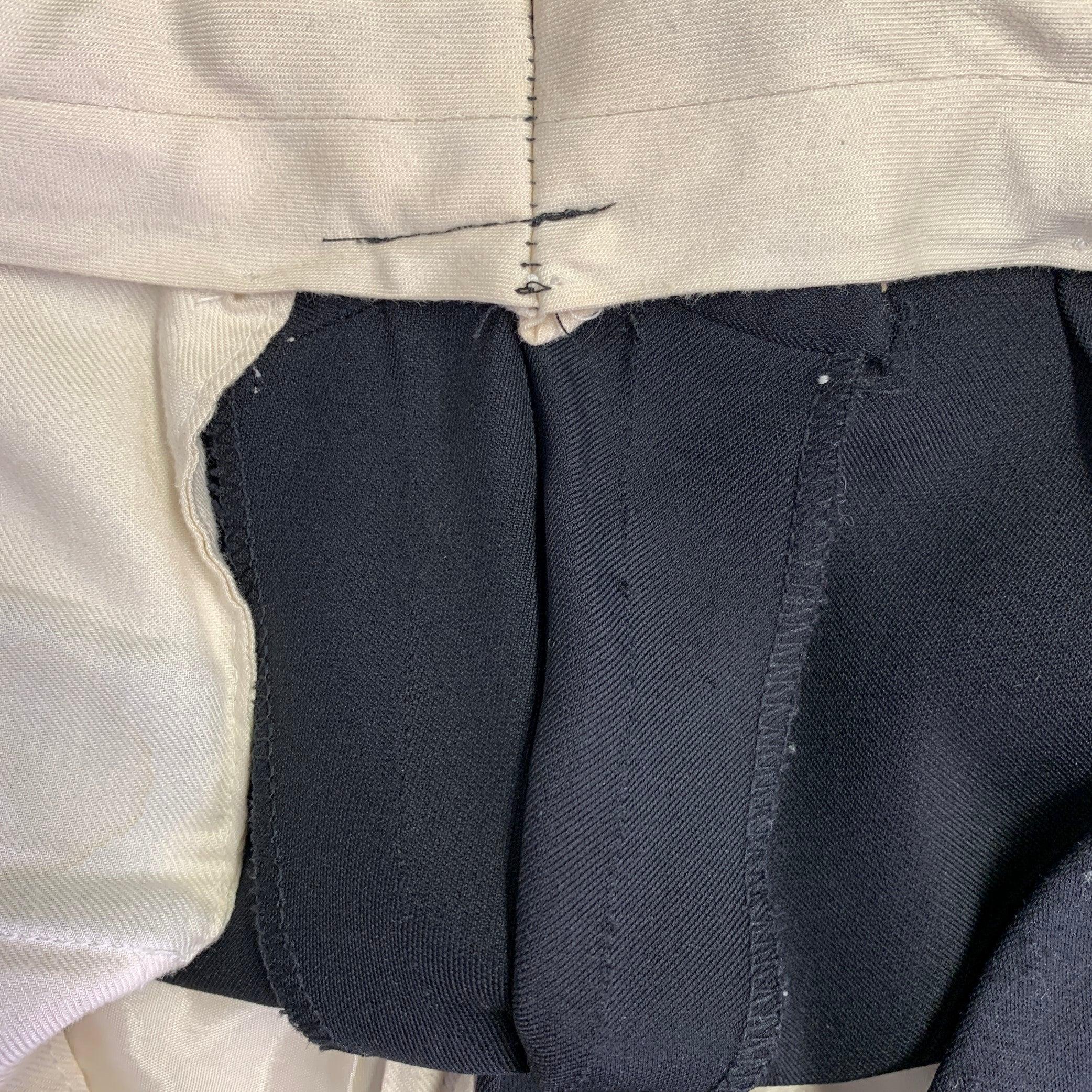 Claude Montana Taglia 36 Pantaloni neri a zampa d'elefante in vendita 3