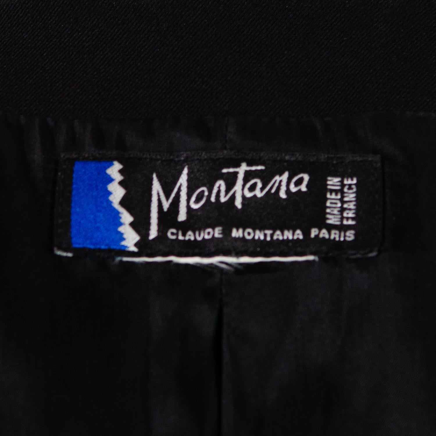 Claude Montana Vintage 1980s Long Blazer / Dress 5