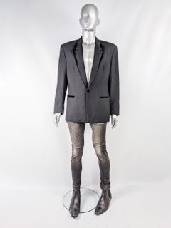 Claude Montana Vintage Mens Dinner Jacket, 1980s