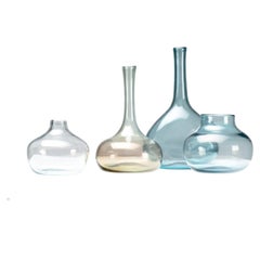 Claude Morin crazy bottles vases Dieulefit France 1970s