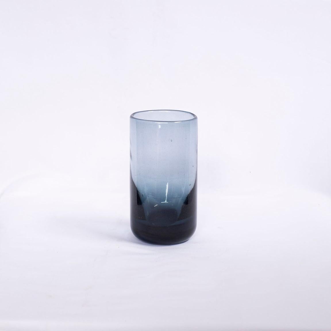 Glass flower vase designed by Claude Morin. Signed on the bottom. 1960-1970's. France.