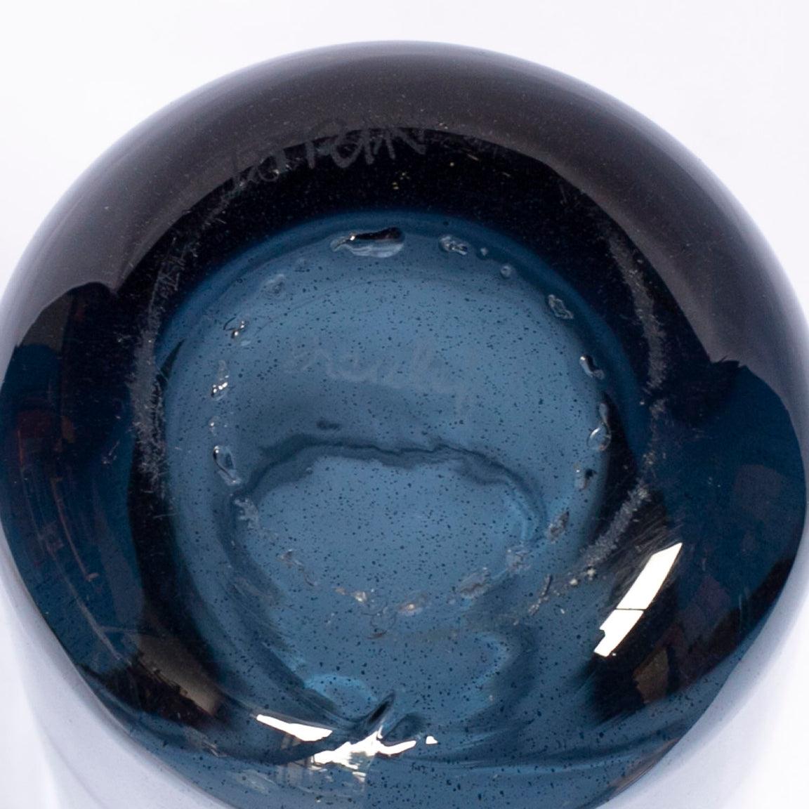 Claude Morin Glass Flower Vase, Signed, 1960-1970's, France In Good Condition In Tokyo, Tokyo