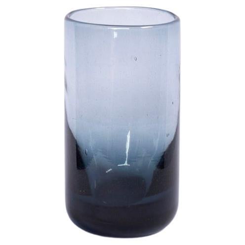 Claude Morin Glass Flower Vase, Signed, 1960-1970's, France For Sale