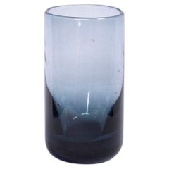 Claude Morin Glass Flower Vase, Signed, 1960-1970's, France