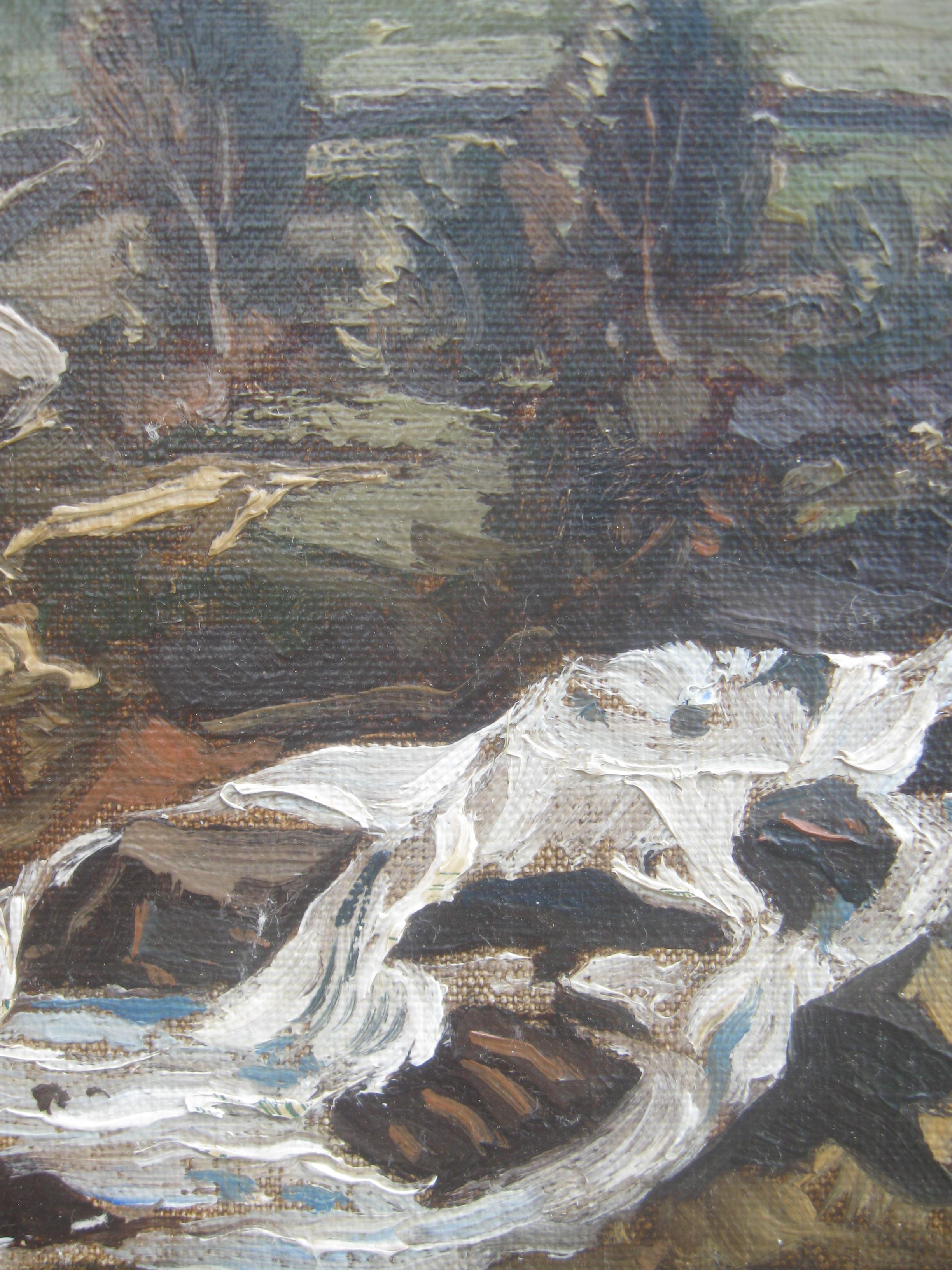 Claude Muncaster (1903-1974) RWS, ROI, RBA.  Chap Wells, Cumbria óleo c1936 en venta 7