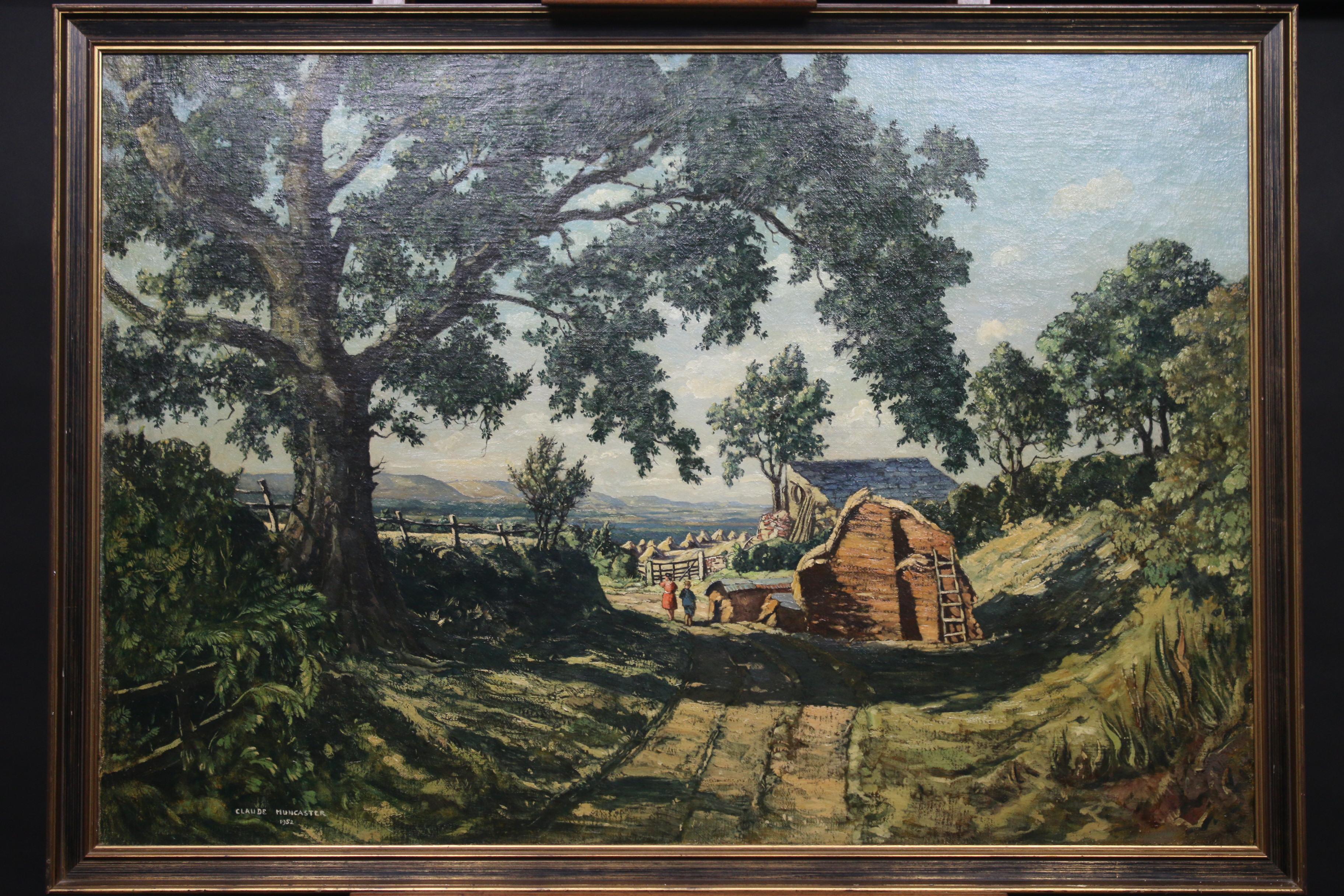 Landscape Painting Claude Muncaster - Well Digger Lane, Guildford, Surrey