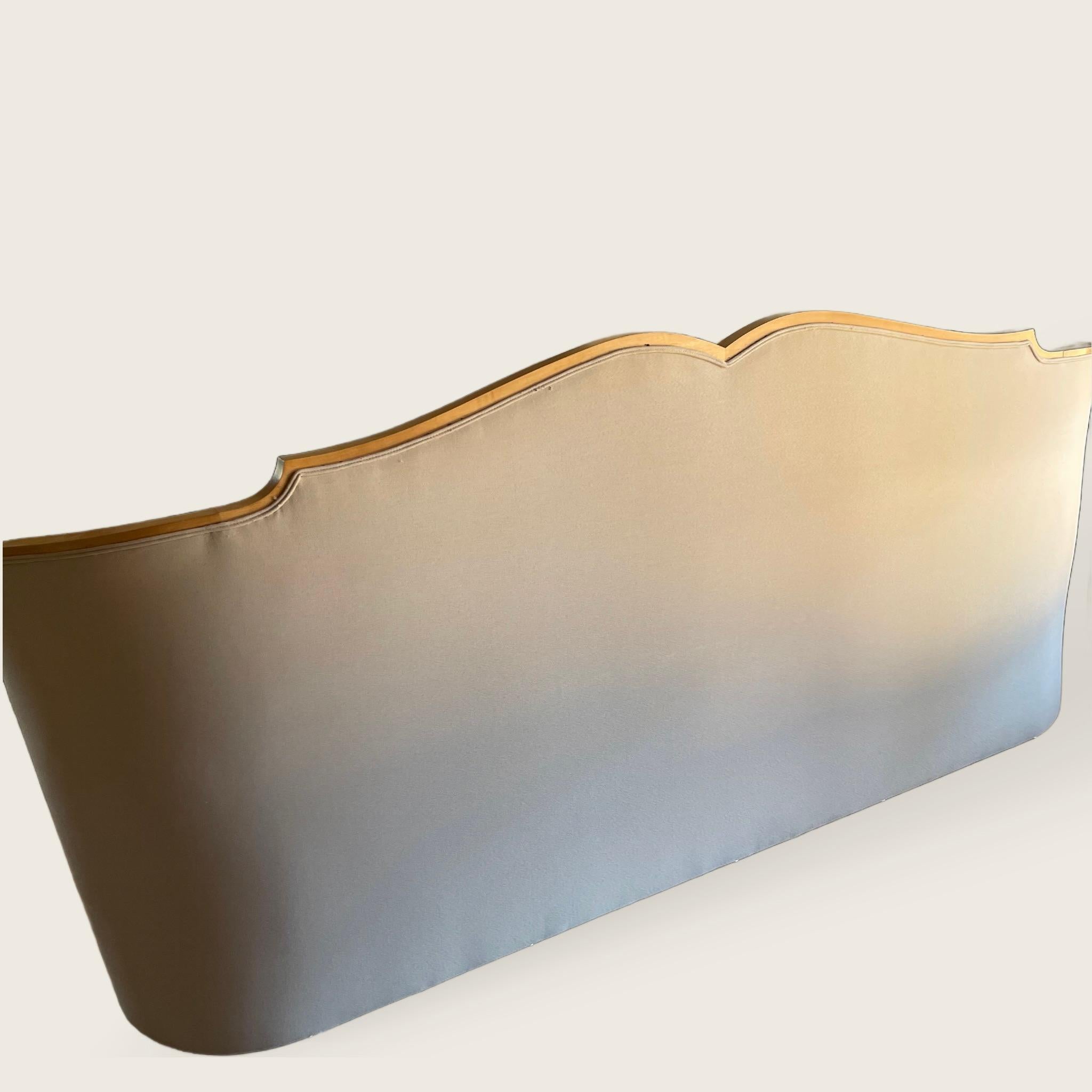Art Deco Claude Olivier Merson King Size Headboard circa 1940 For Sale
