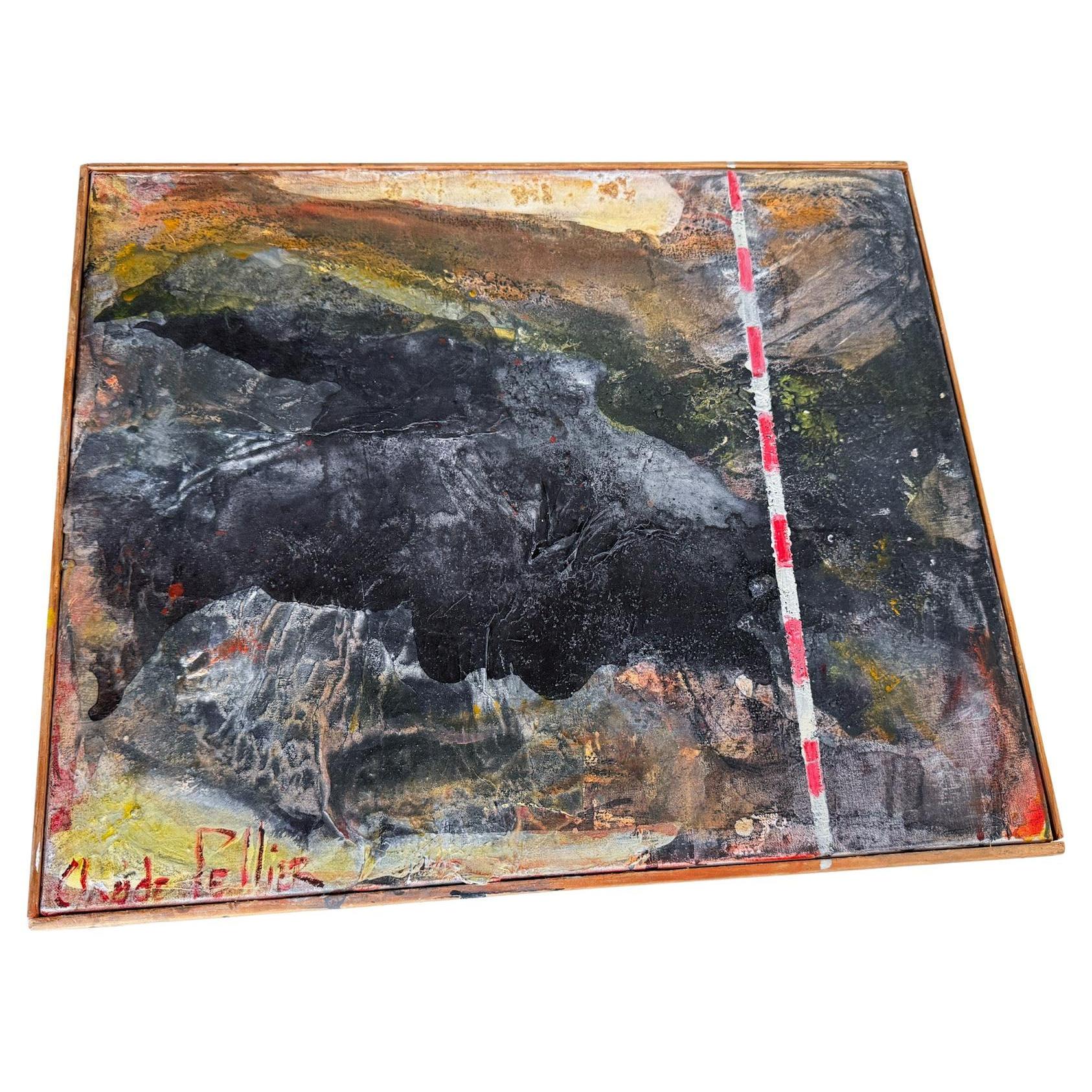 Claude Pellier, Gemälde mit abstrakten Dekormustern, signiert und datiert 1998 im Angebot
