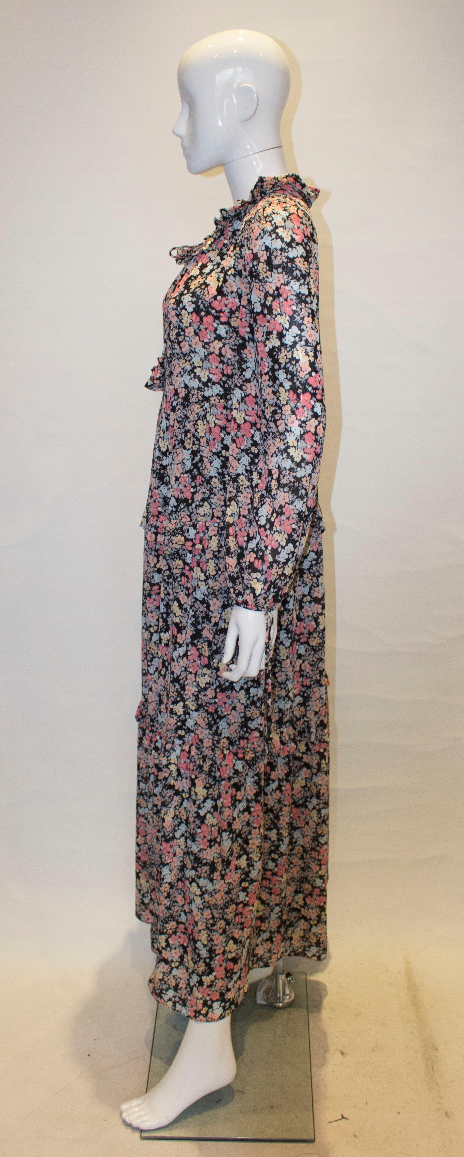 Gray Claude Pierlot Floral Dress