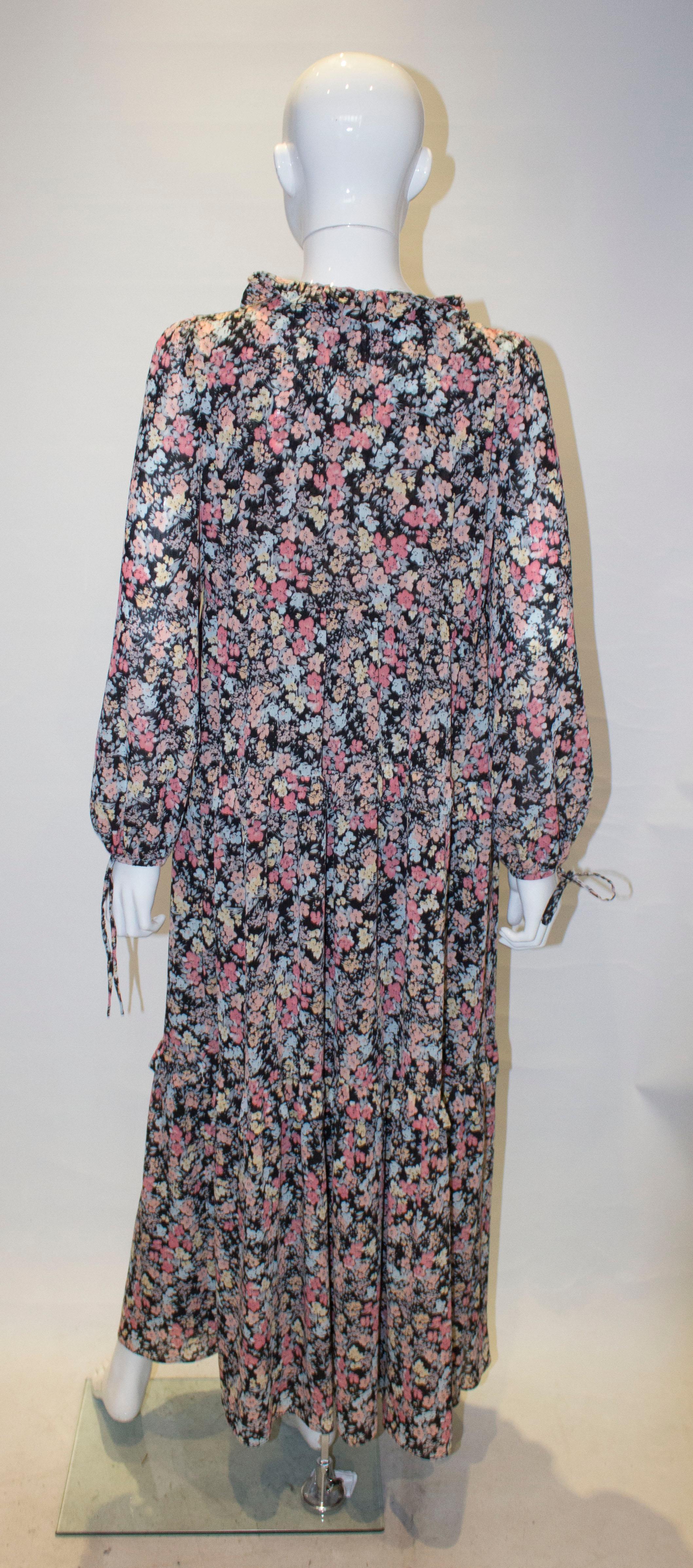 Claude Pierlot Floral Dress In Good Condition In London, GB