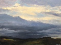 "Auvergne - 2" de Claude Sauthier - Huile sur Wood - 73x54 cm