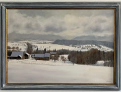 « Pour Ingrid » de Claude Sauthier - Huile sur bois - 92x65 cm