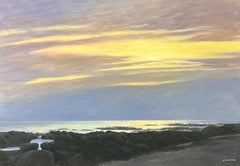 "La Turballe, Bretagne" par Claude Sauthier - Huile sur Wood - 92x65 cm
