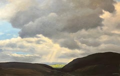 "Mountains of Fovez" par Claude Sauthier - Huile sur bois - 92x65 cm