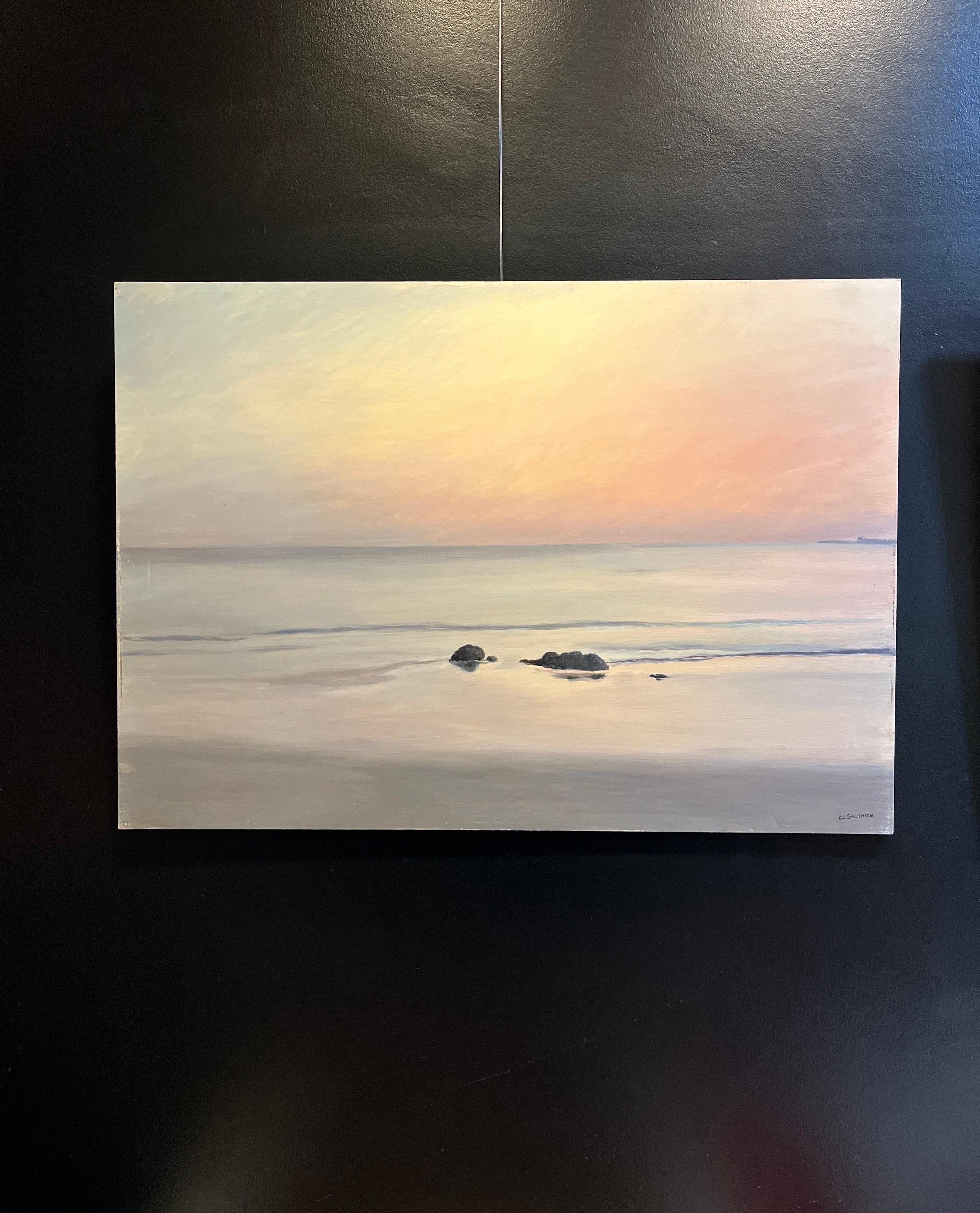 „ Piriac-sur-Mer,Bretagne“ von Claude Sauthier – Öl auf Holz – 92x65 cm im Angebot 6