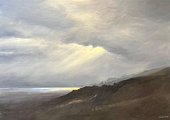 "Shaft of Light" de Claude Sauthier - Huile sur Wood - 92x65 cm
