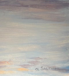 "Venise - 2" par Claude Sauthier - Huile sur Wood - 92x65 cm