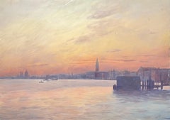 "Venedig - 2" von Claude Sauthier - Öl auf Holz - 92x65 cm