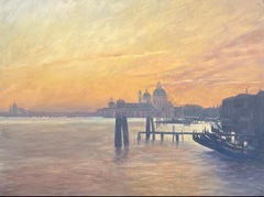 "Venise" par Claude Sauthier - Huile sur Wood - 73x54 cm