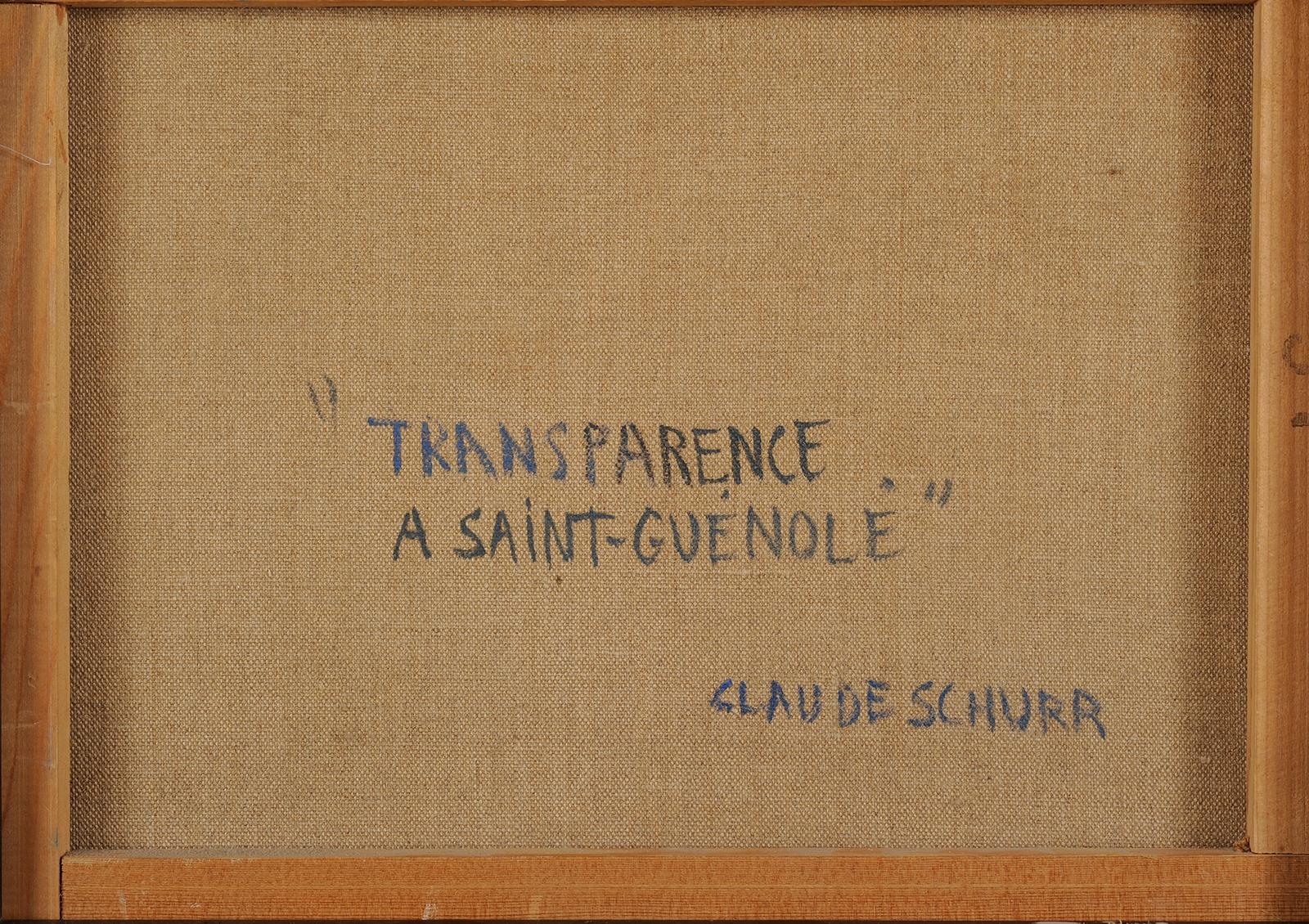 Claude Schürr (1921-2014) Transparency in Saint Guénolé Brittany Finistère 2