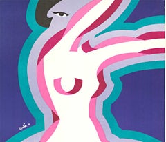 Affiche de cabaret Alcazar de Paris vintage de 1977