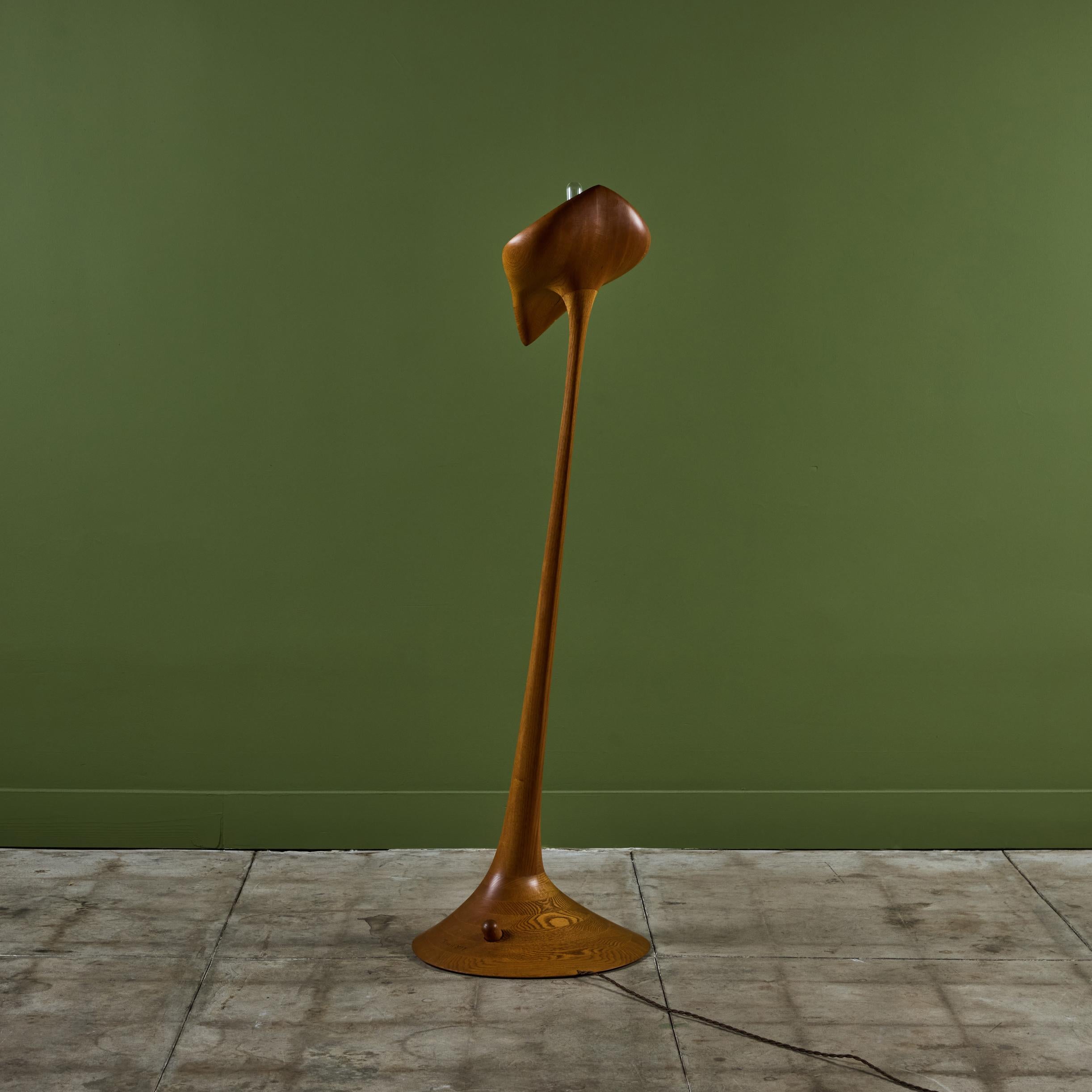 Claude Terrell III Anthurium Floor Lamp For Sale 3