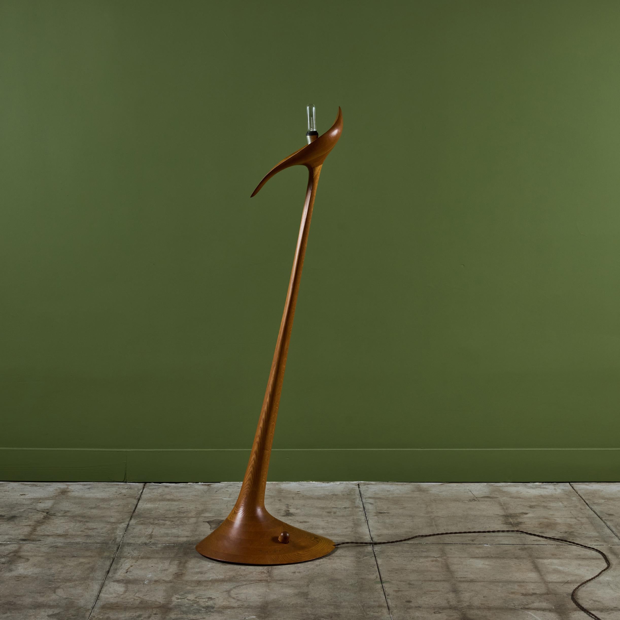 Claude Terrell III Anthurium Floor Lamp For Sale 4