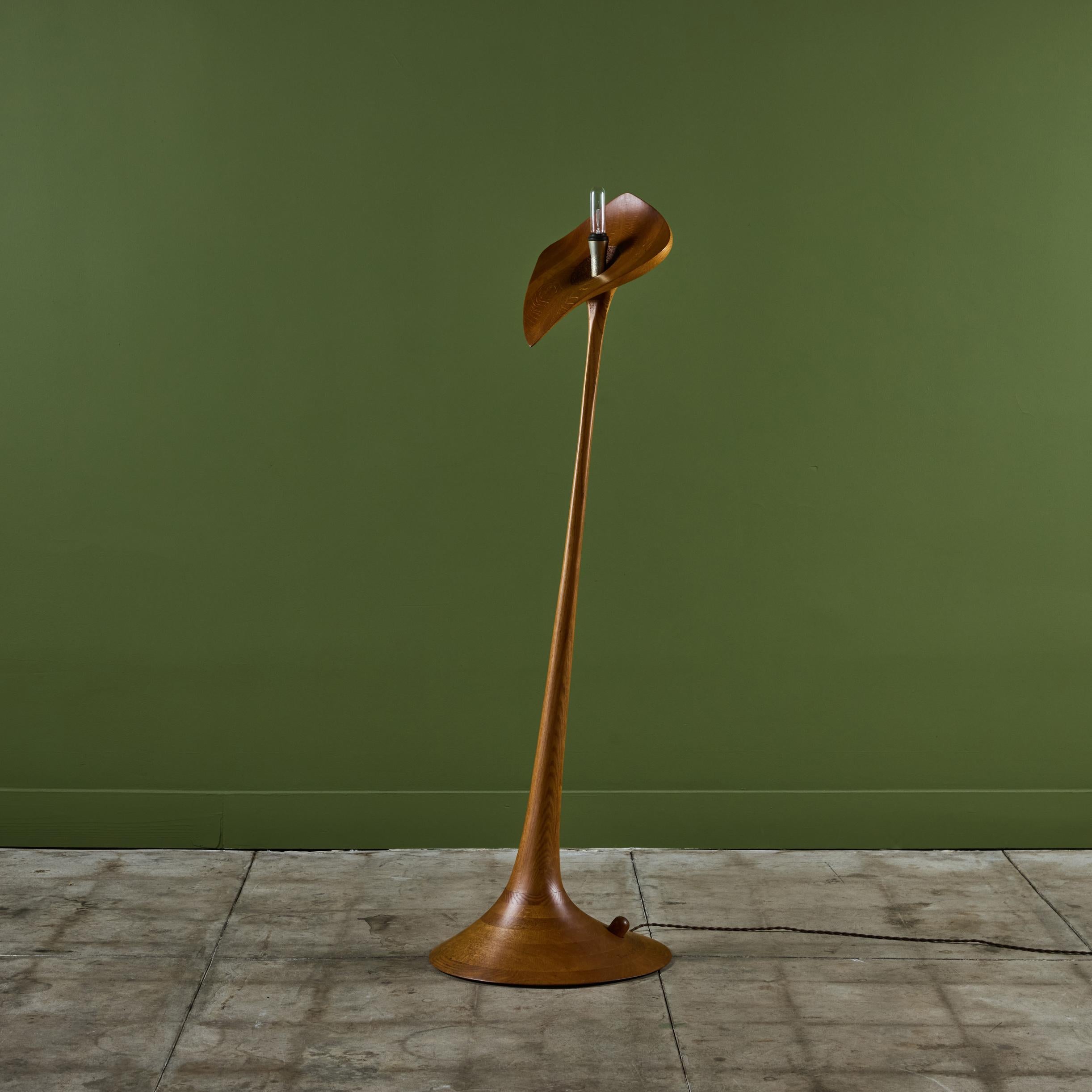 Claude Terrell III Anthurium Floor Lamp For Sale 5