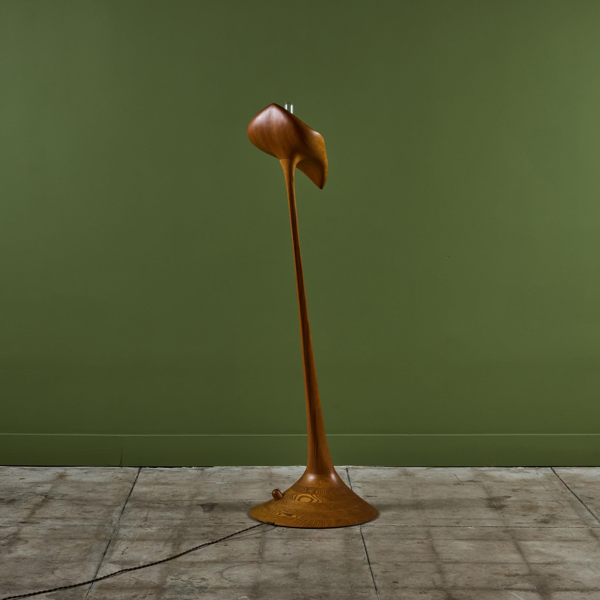 Claude Terrell III Anthurium Floor Lamp For Sale 1