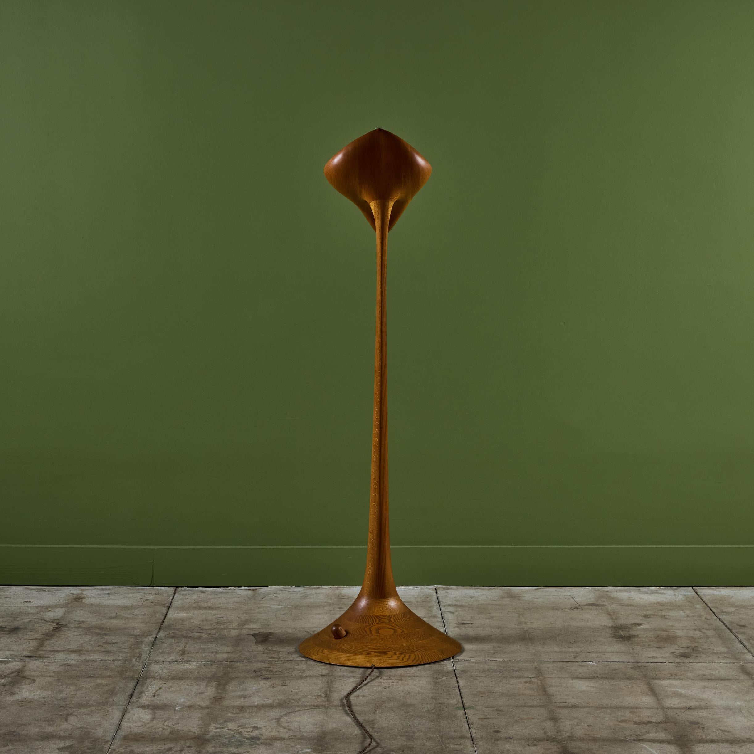 Claude Terrell III Anthurium Floor Lamp For Sale 2