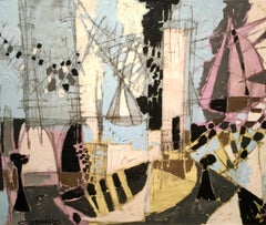 Cubist French sailboats