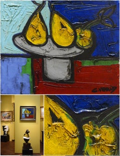 Nature morte : Trois Poires ( Nature morte : Nature morte : Poires), vers 1970