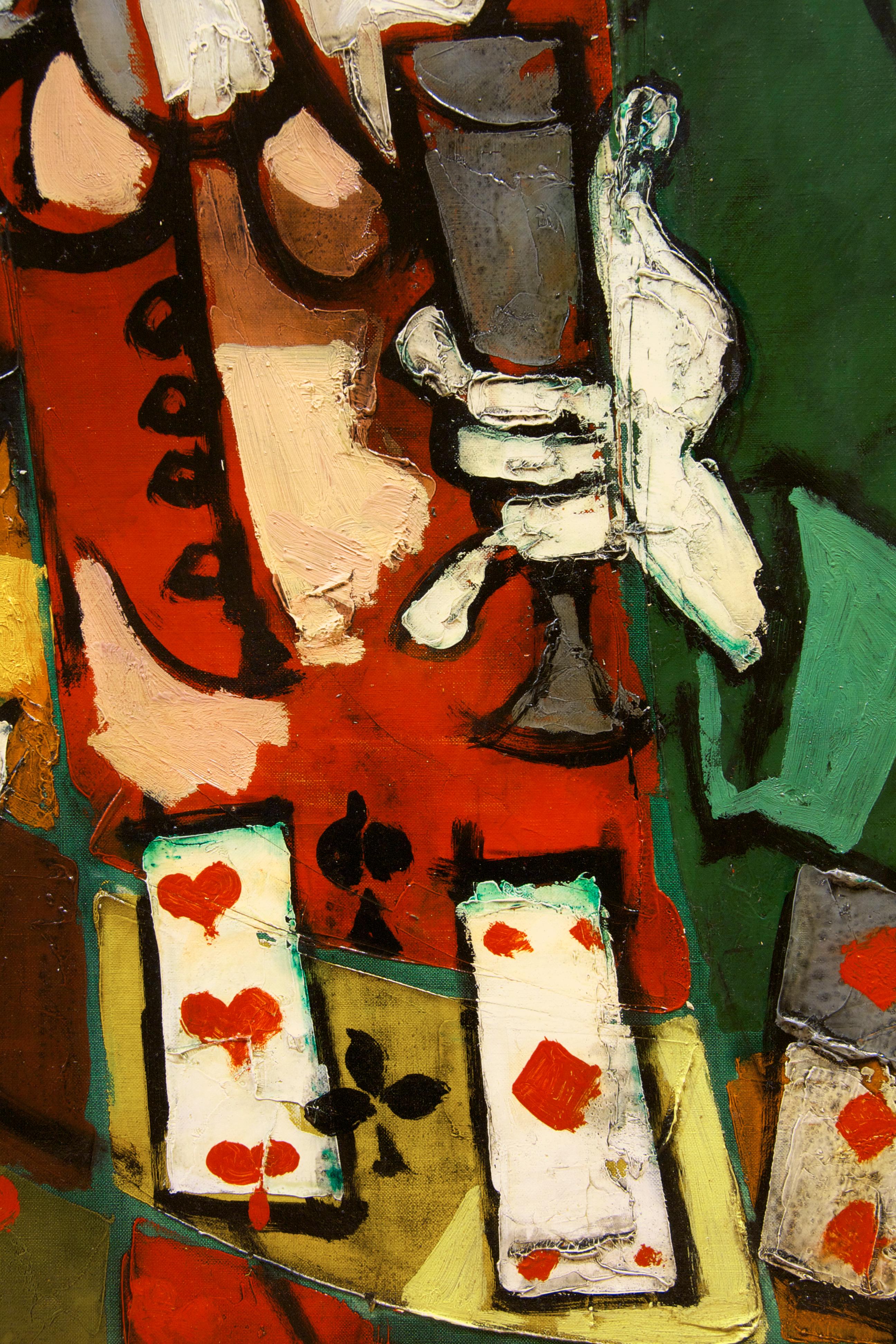 Fortune Teller, ca. 1973 (Abstrakt), Painting, von Claude Vénard