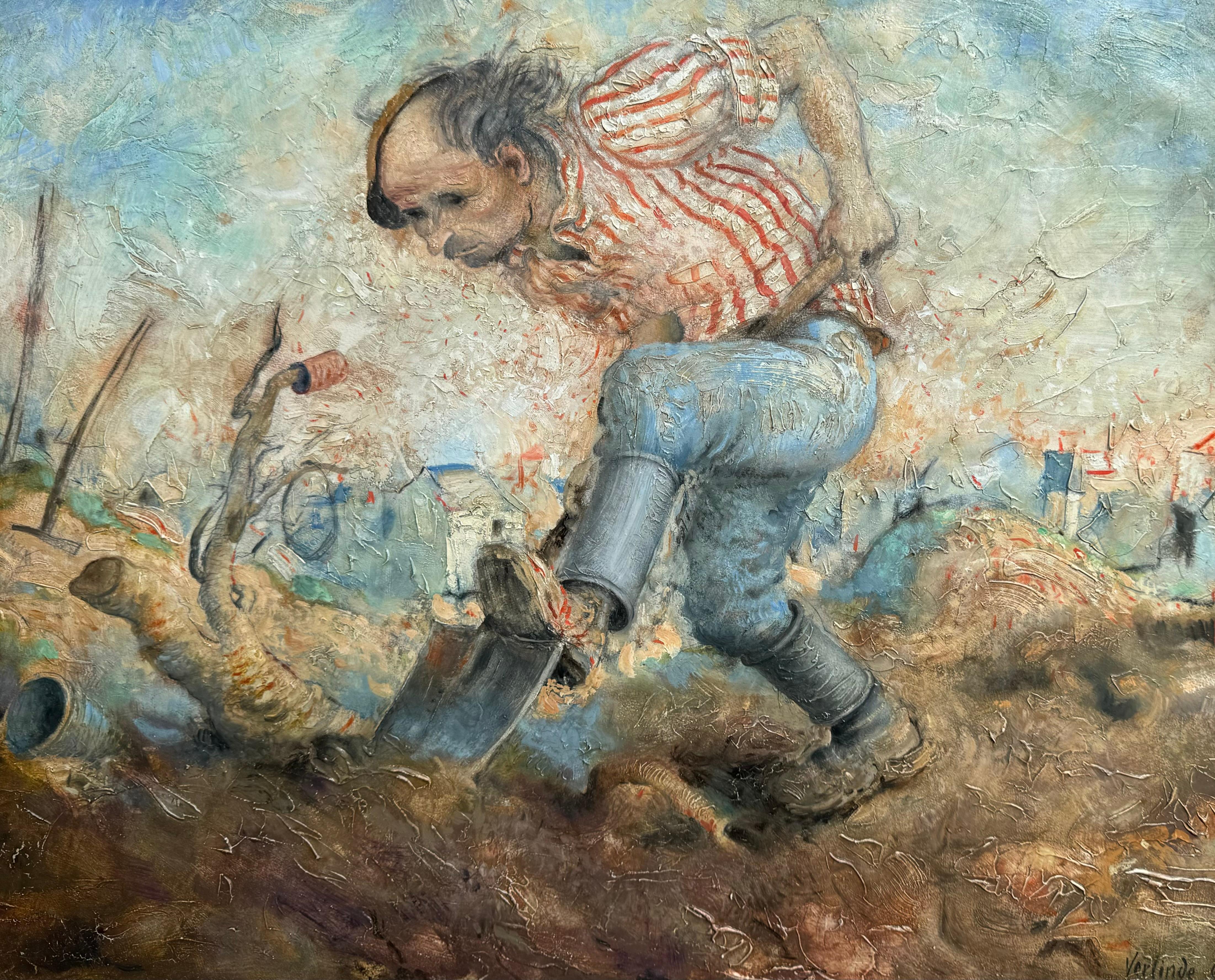 Magicien français, réaliste surréaliste à la ferme, 1965 3