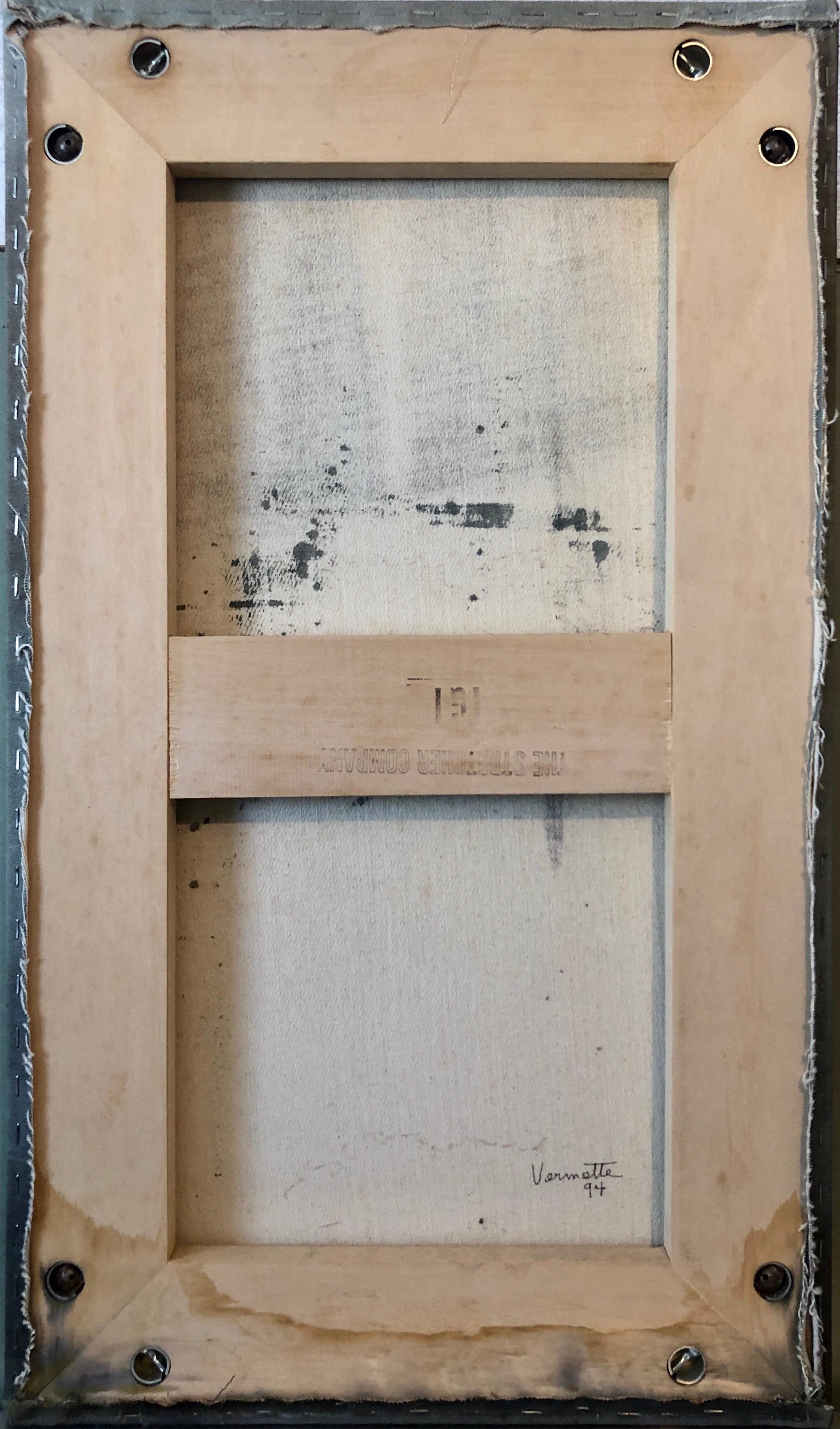 Pittura modernista astratta espressionista canadese Campo di colore Claude Vermette in vendita 9