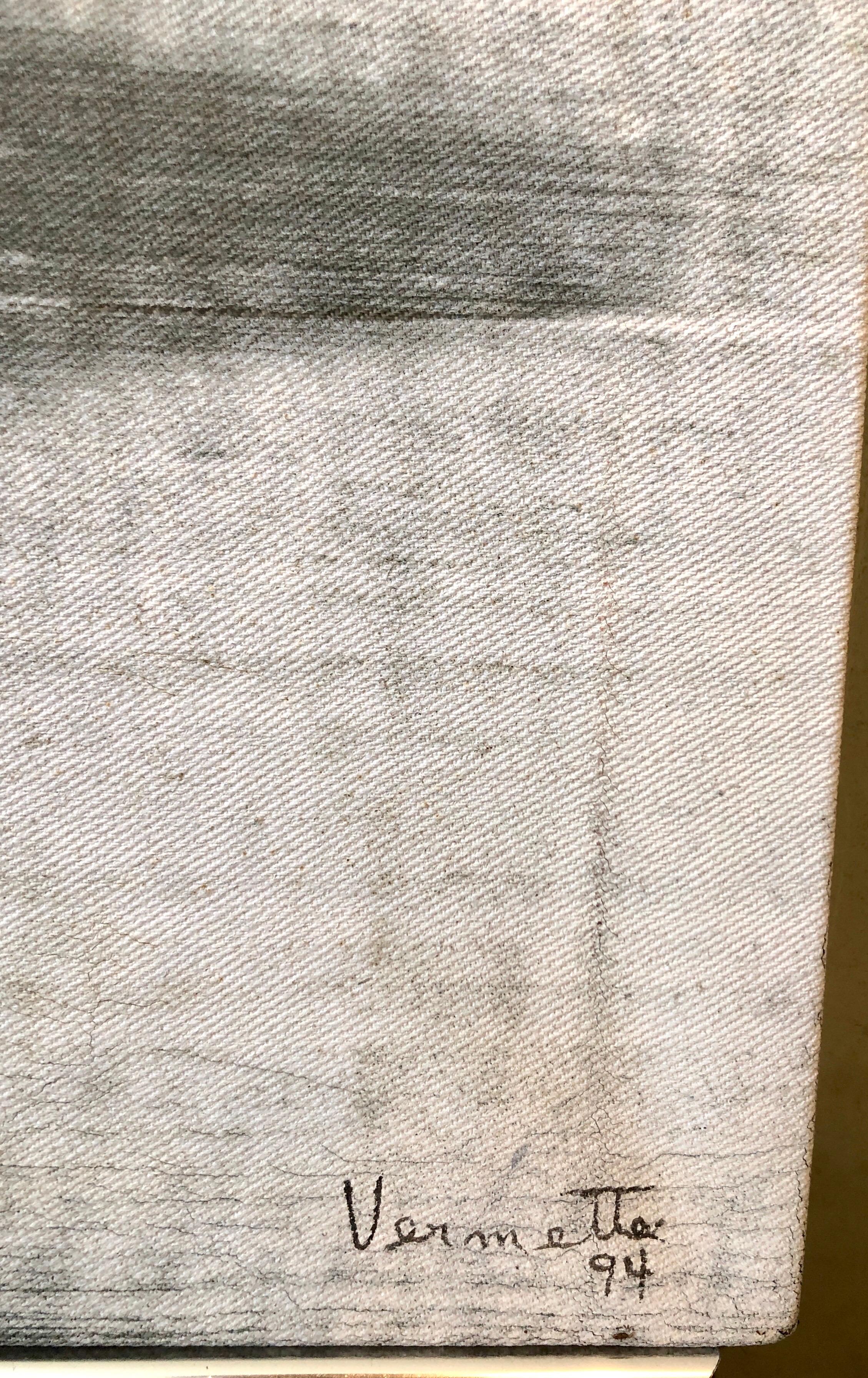 Pittura modernista astratta espressionista canadese Campo di colore Claude Vermette in vendita 2