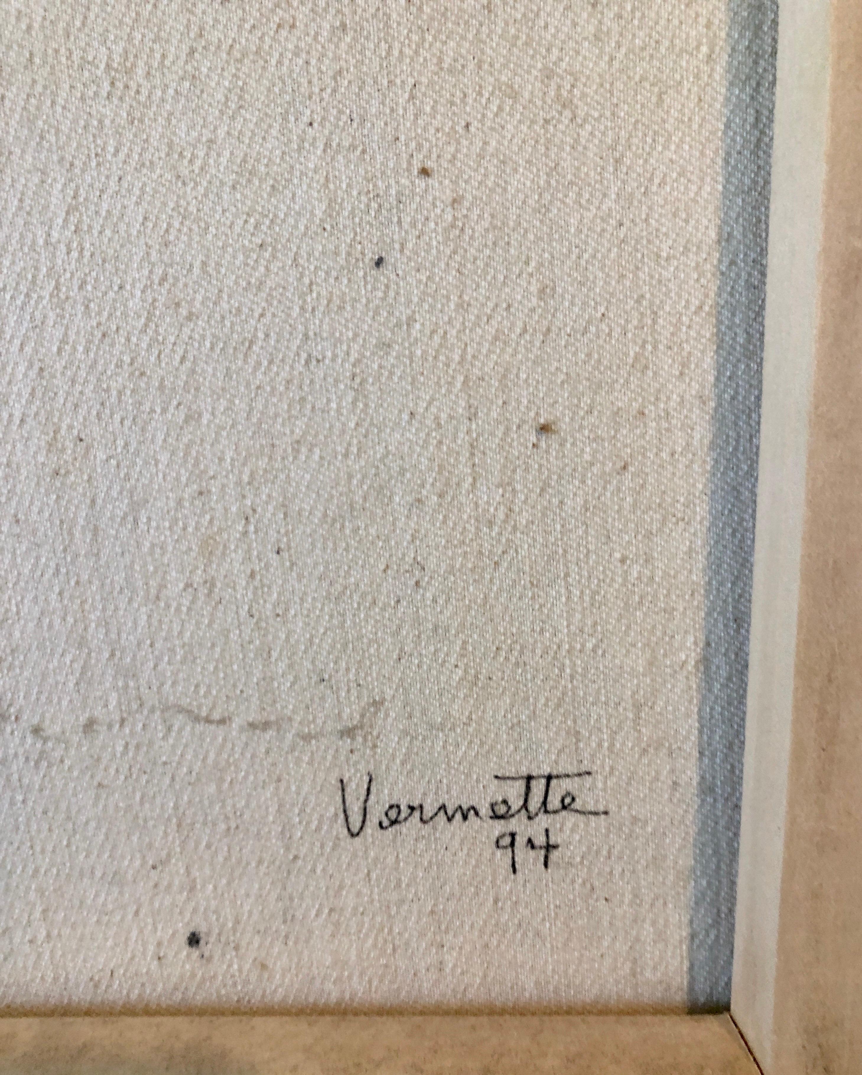 Pittura modernista astratta espressionista canadese Campo di colore Claude Vermette in vendita 3