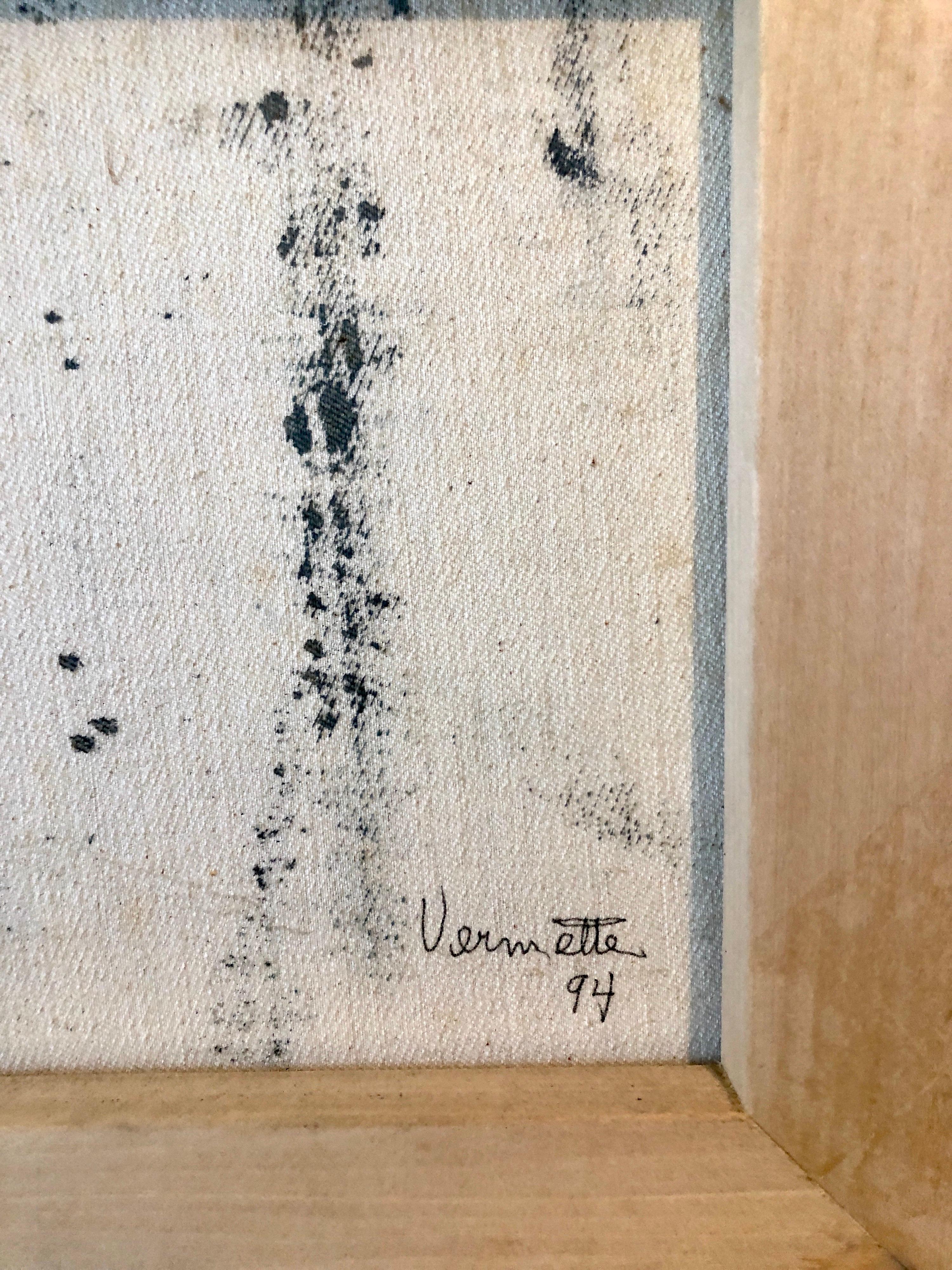 Pittura modernista astratta espressionista canadese Campo di colore Claude Vermette in vendita 4