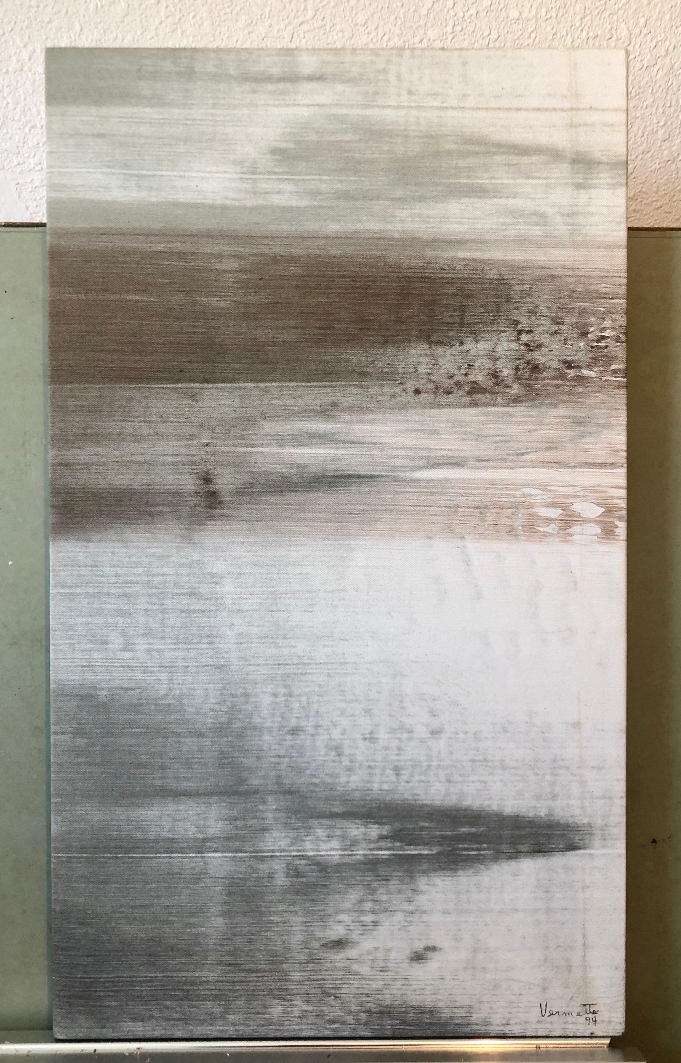 Pittura modernista astratta espressionista canadese Campo di colore Claude Vermette in vendita 8