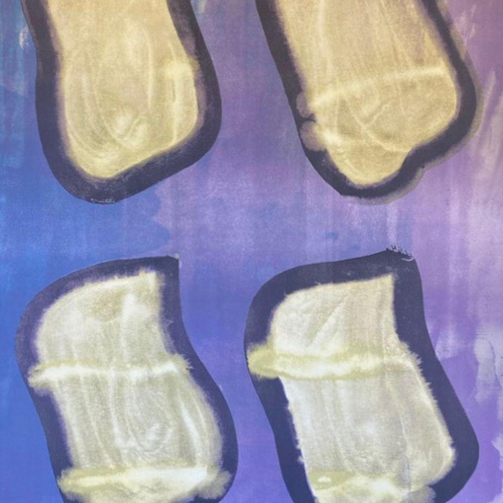 Sans titre - Print by Claude Viallat